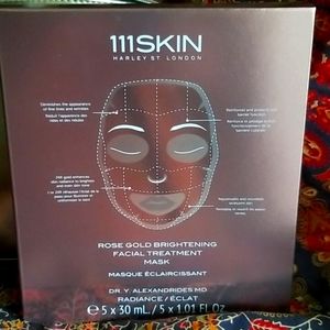 111 Skin Rose Gold Skin Brightening Facial Mask x5
